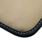 Black Floor Mats for Rolls Royce Cullinan with Beige Leather - AutoWin