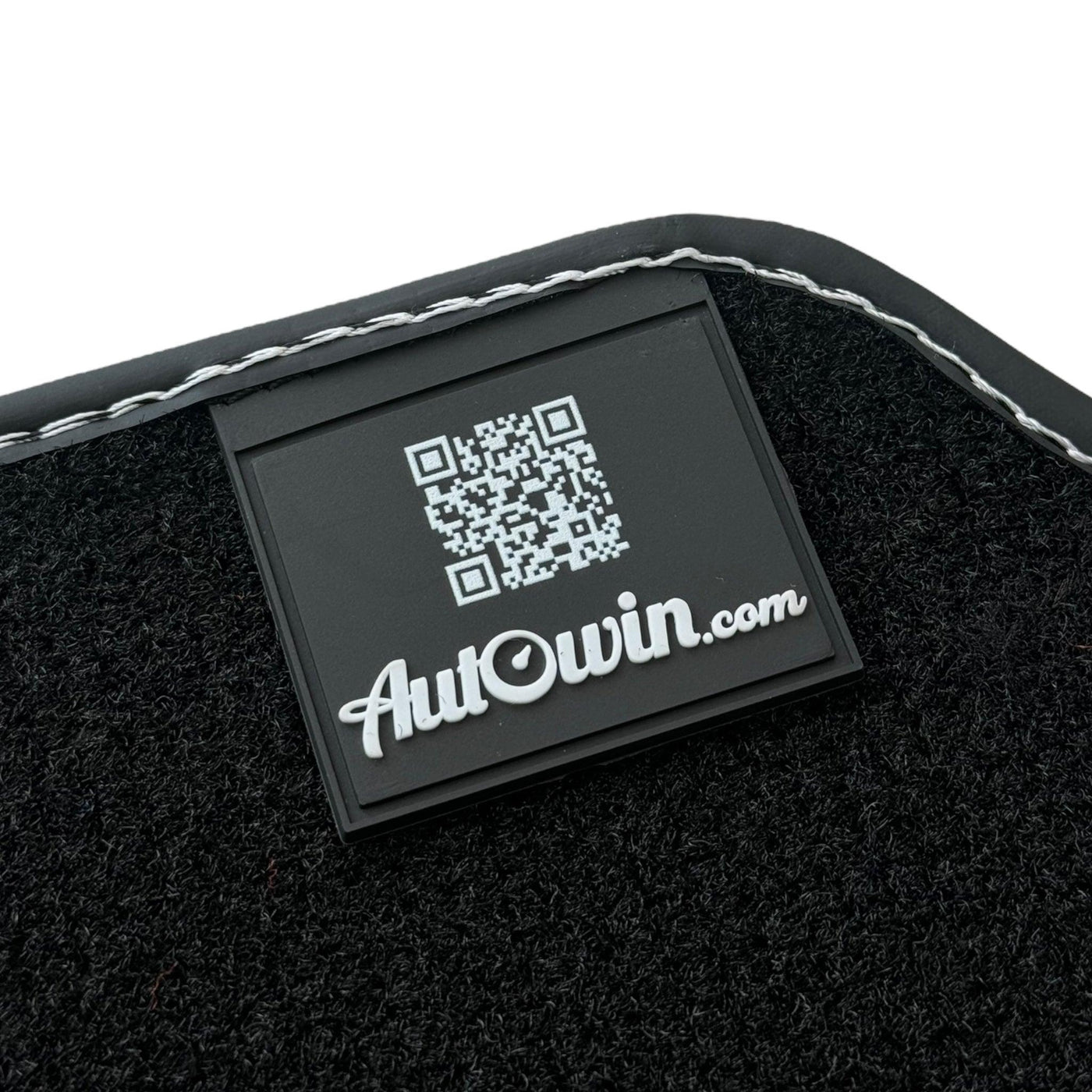 Black Floor Mats for Ferrari Portofino M with Leather | AutoWin