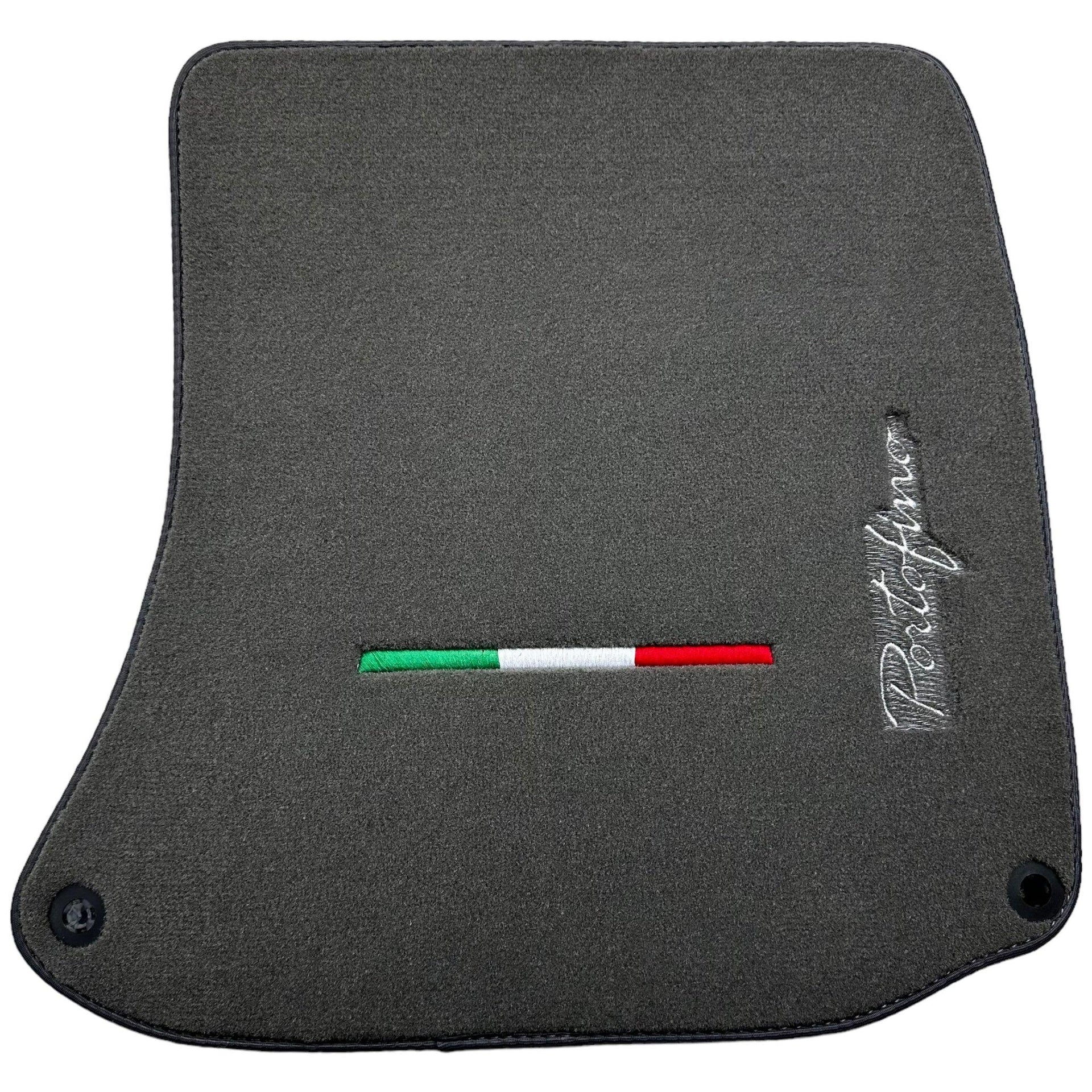 Gray Floor Mats for Ferrari Portofino (2018-2023) Italian Edition - AutoWin