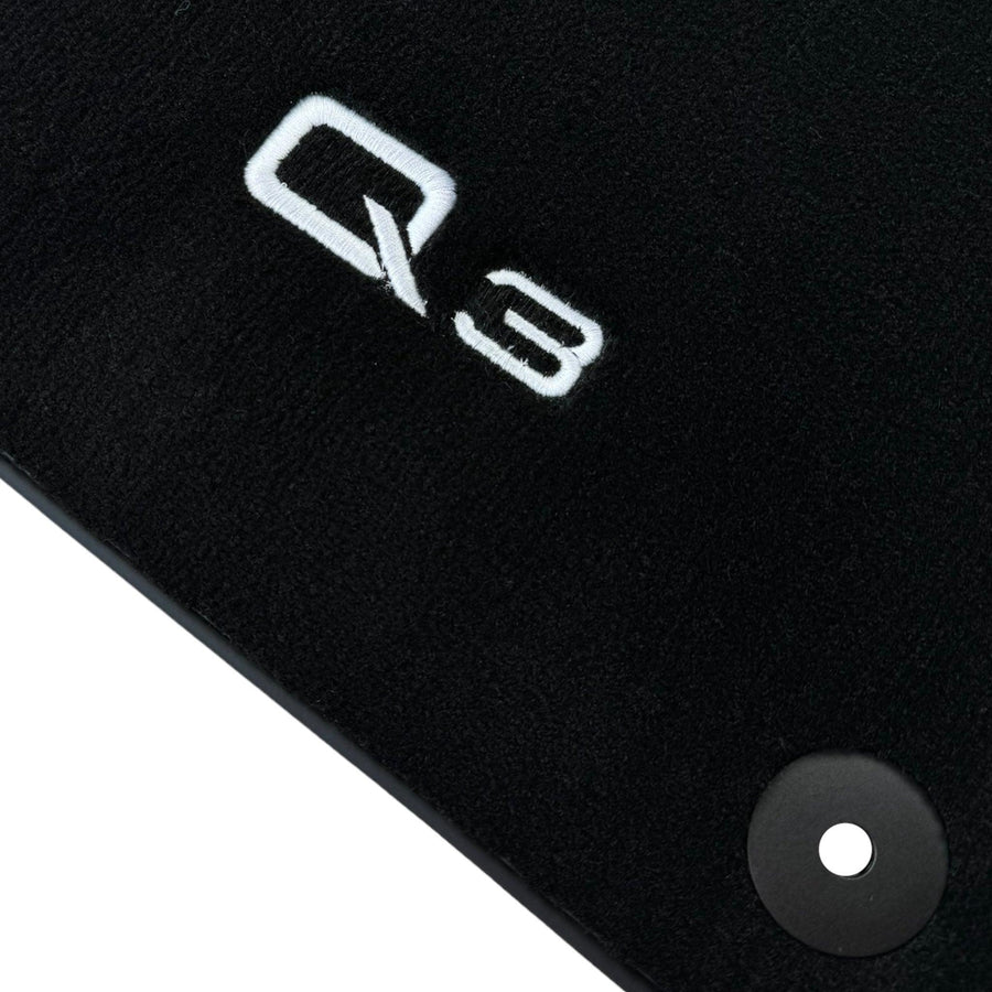 Black Floor Mats for Audi Q3 F3 (2018-2024) - AutoWin