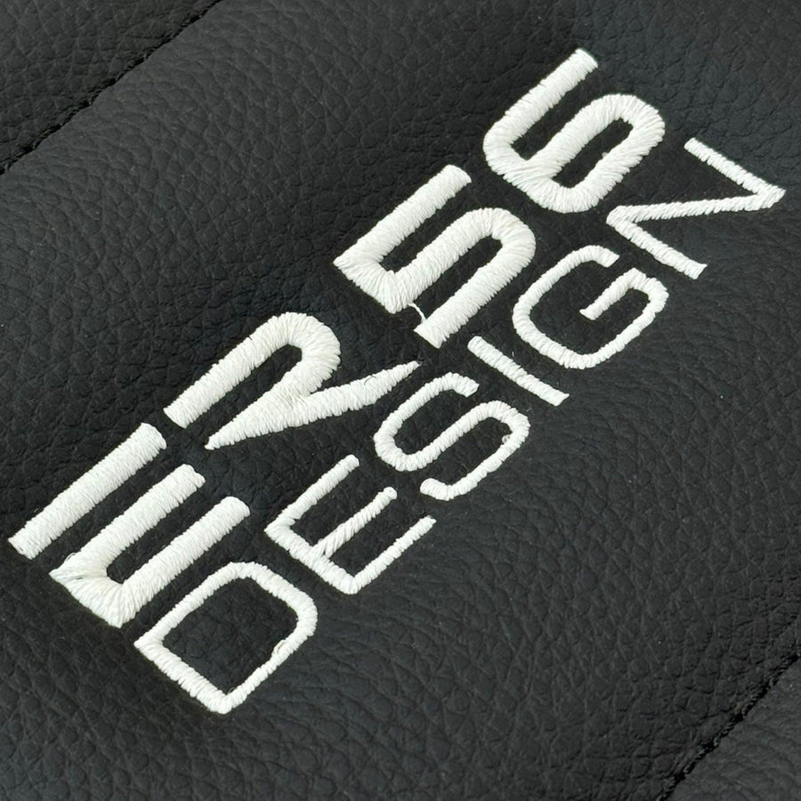 Black Leather Floor Mats for Rolls Royce Phantom VIII (2017-2024) ER56 Design - AutoWin