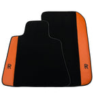 Floor Mats for Rolls Royce Spectre (2023-2024) with Orange Leather - AutoWin