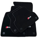 Black Floor Mats for Audi S5 2-door Convertible (2007-2024) - AutoWin