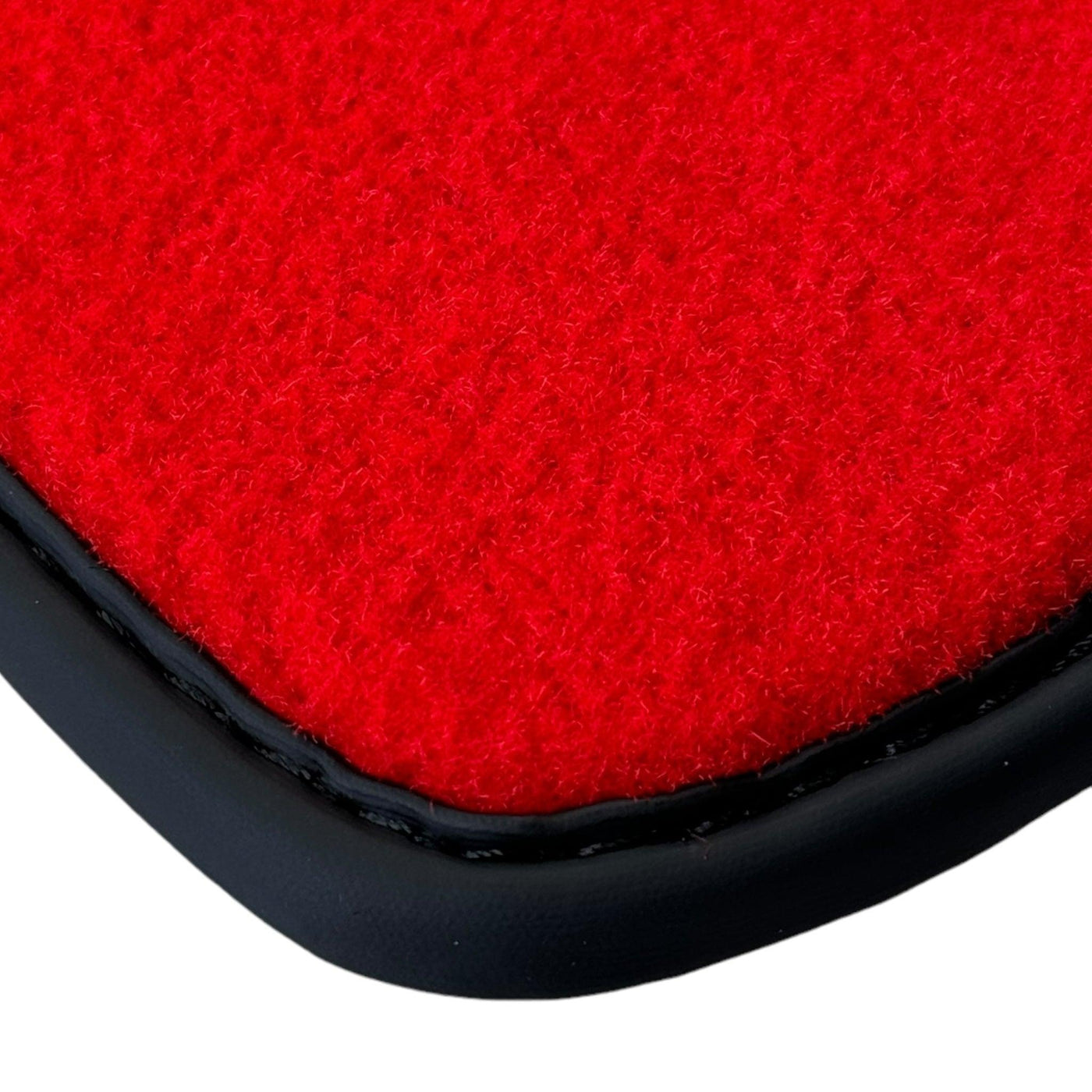 Red Floor Mats for Ferrari 296 GTS (2022-2024) with Carbon Fiber - AutoWin