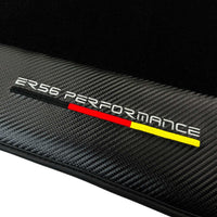 Black Floor Mats for Audi Q8 e-tron (2023-2025) with Carbon Fiber | ER56 Performance - AutoWin