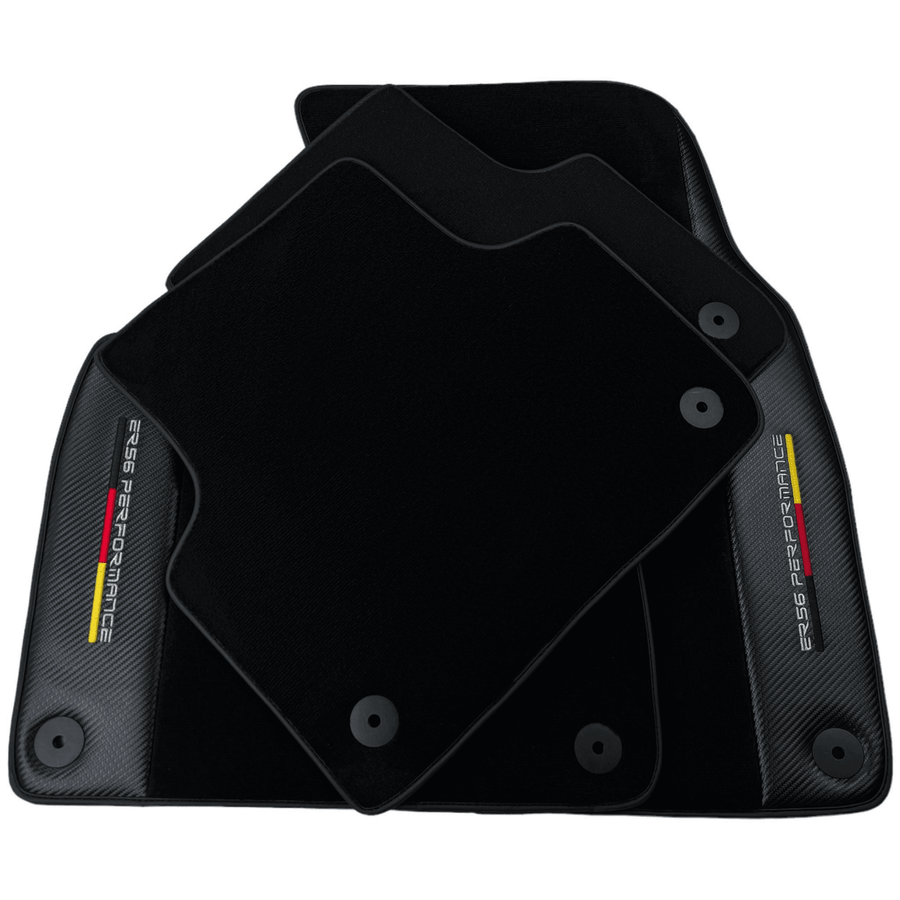 Black Floor Mats for Audi A4 - B9 Sedan (2018-2019) | ER56 Performance - AutoWin