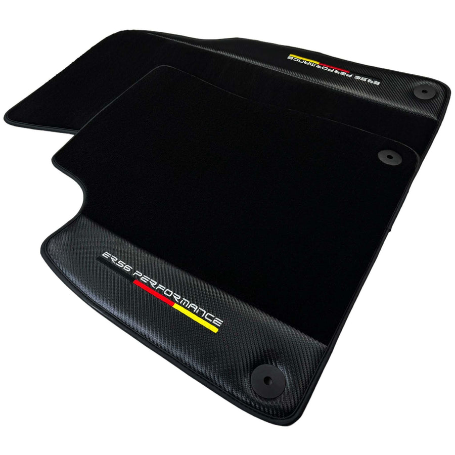 Black Floor Mats for Audi A4 - B9 Sedan (2018-2019) | ER56 Performance - AutoWin