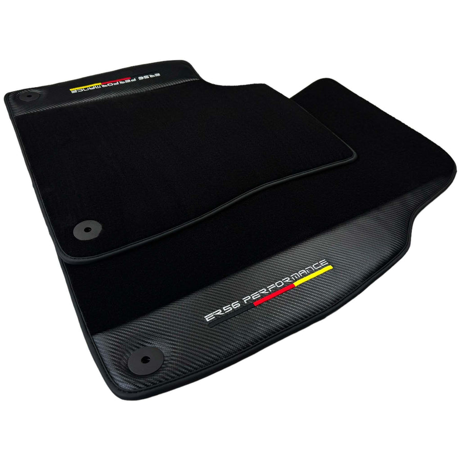 Black Floor Mats for Audi A4 - B9 Sedan (2018-2019) | ER56 Performance - AutoWin