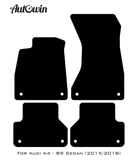 Floor Mats for Audi A4 - B9 Sedan (2015-2018) - AutoWin