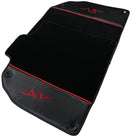 Black Floor Mats for Lamborghini Aventador SV with Carbon Fiber - AutoWin