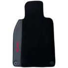 Black Floor Mats for Porsche 911 - 992 GTS (2019-2024) with Leather - AutoWin
