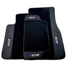 Black Floor Mats for BMW XM G09 (2023-2024) | Fighter Jet Edition - 