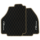 Premium Black Leather Floor Mats for Ferrari 456 (1992-2003)