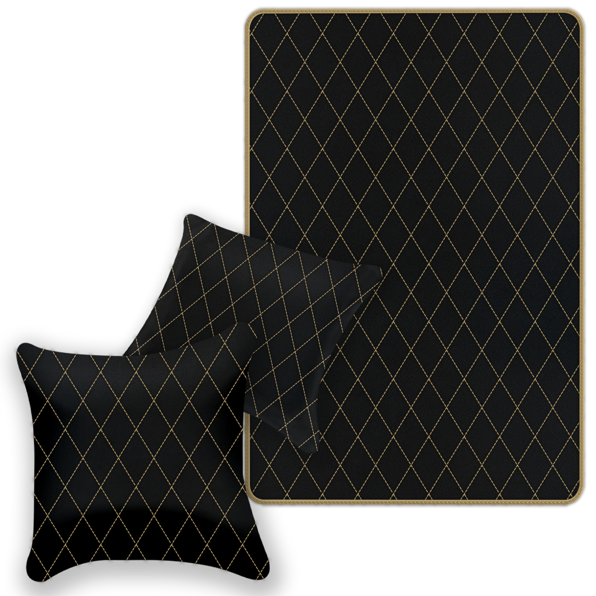 Premium Black Leather Floor Mats for Ferrari SF90 Stradale (2019-2024)