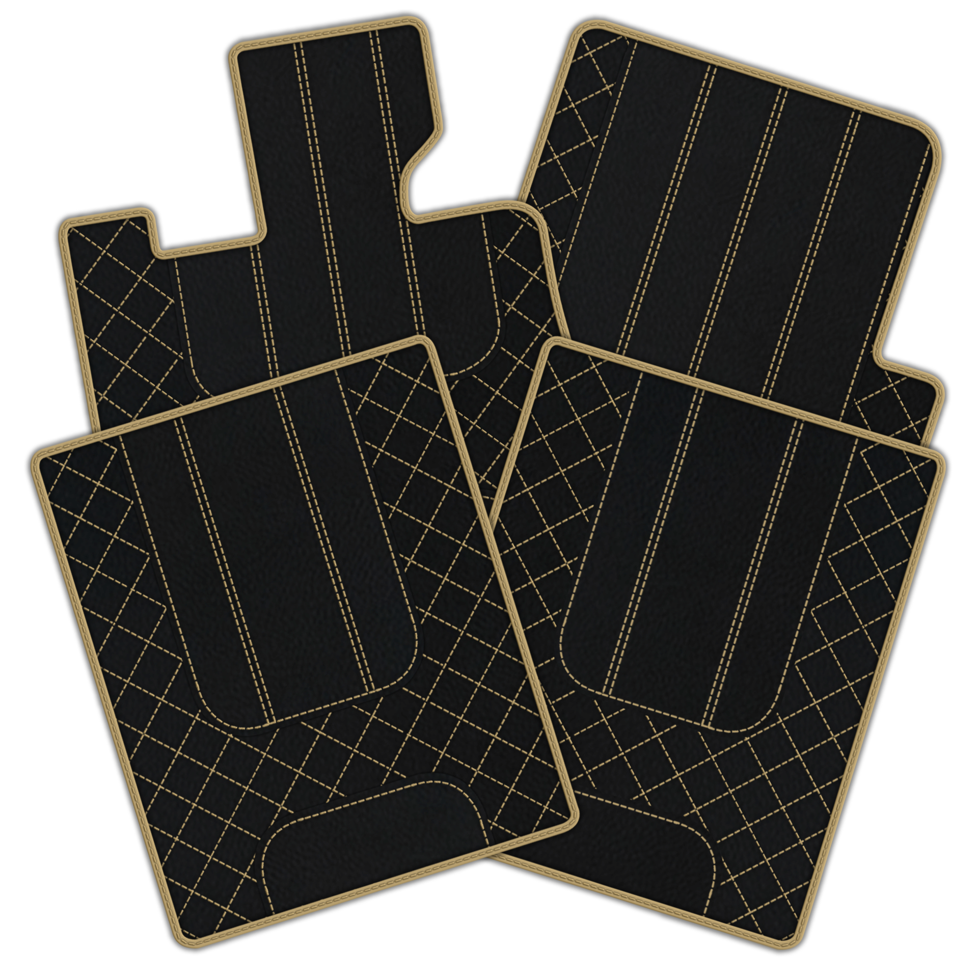 Customizable Leather Floor Mats with AW1 Pattern for Bentley Red Label RL (1998-2009) - AutoWin