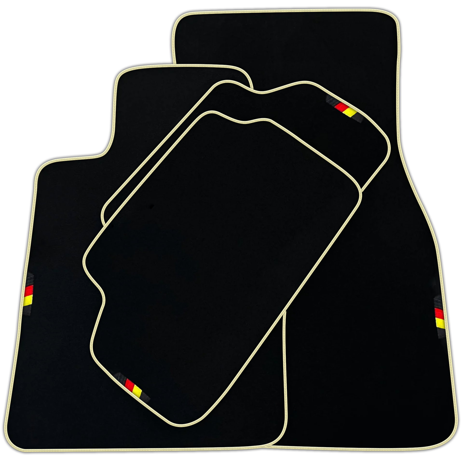 Black Mats For BMW 1 Series E88 Convertible Germany Edition | Various Trim Colors