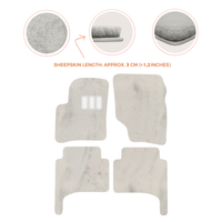 Premium Quality Sheepskin Floor Mats for Porsche 550 (1953-1956)