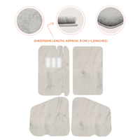 Premium Sheepskin Floor Mats for Rolls-Royce Shadow (1965-1977)