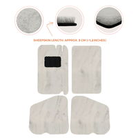 Premium Sheepskin Floor Mats for Rolls-Royce Shadow (1965-1977)