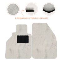Premium Sheepskin Floor Mats for Porsche 986 Boxster (1996-2004)