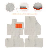 Premium Sheepskin Floor Mats for 2003-2007 Land Rover Freelander