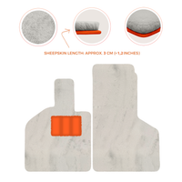 Luxury Sheepskin Floor Mats for Lamborghini Gallardo (2004-2014)