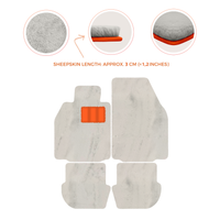 Premium Luxury Sheepskin Floor Mats for Porsche 911 (2004-2012)