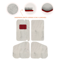 Premium Sheepskin Floor Mats for Rolls-Royce Shadow (1965-1977)