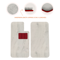 Premium Sheepskin Floor Mats for Aston Martin V8 Virage (1989-1995) Coupe