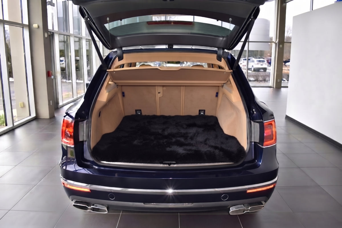 سجاد سيارات من جلد الغنم الأبيض لBentley بنتايجا تصميم ER56