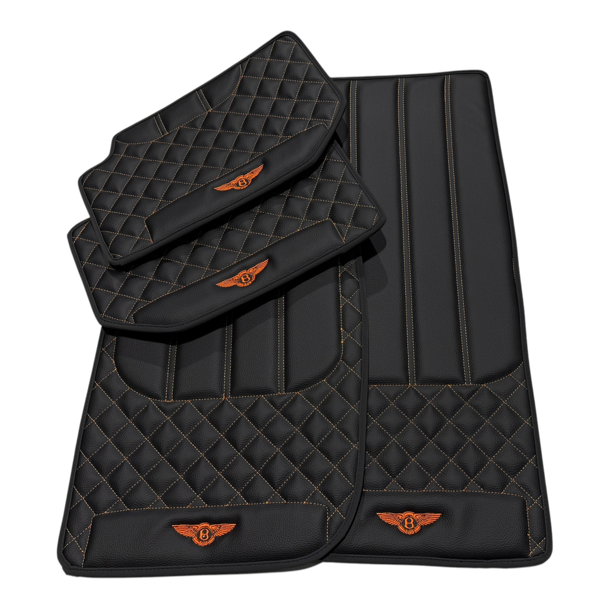 Sheepskin Floor Mats For Bentley Continental GTC (2018-2023) ER56 Design