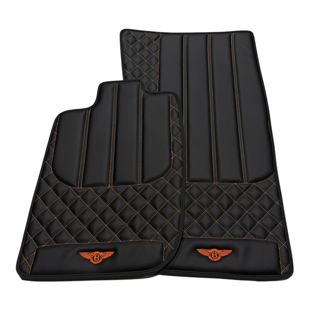 Sheepskin Floor Mats For Bentley Continental GTC (2018-2023) ER56 Design