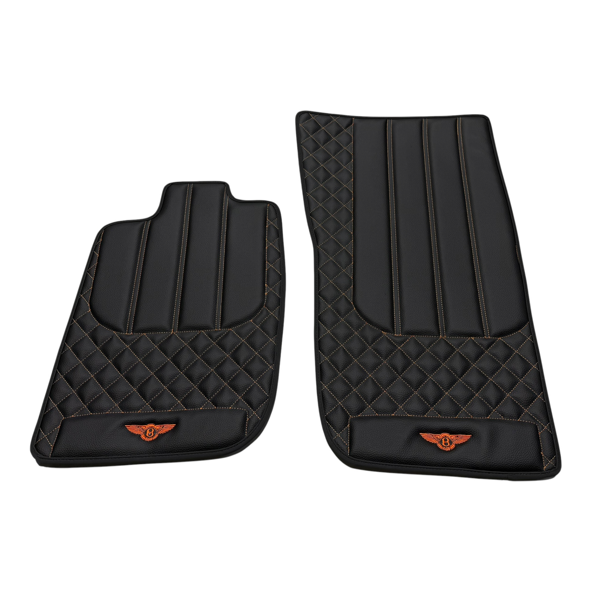 Sheepskin Floor Mats For Bentley Continental GTC (2018-2023) ER56 Design