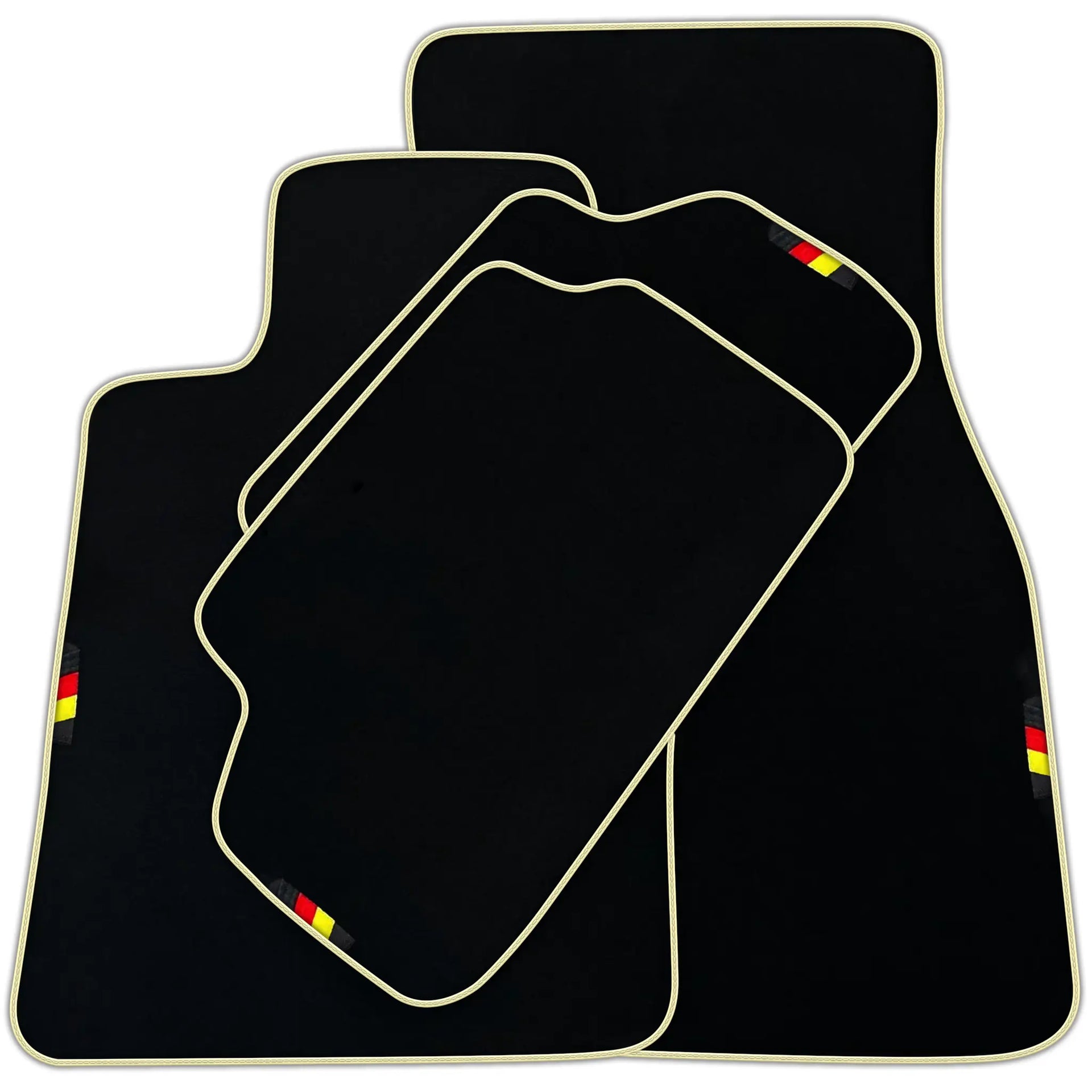 Black Floor Mats For BMW 5 Series F10 Germany Edition | Various Trim Colors