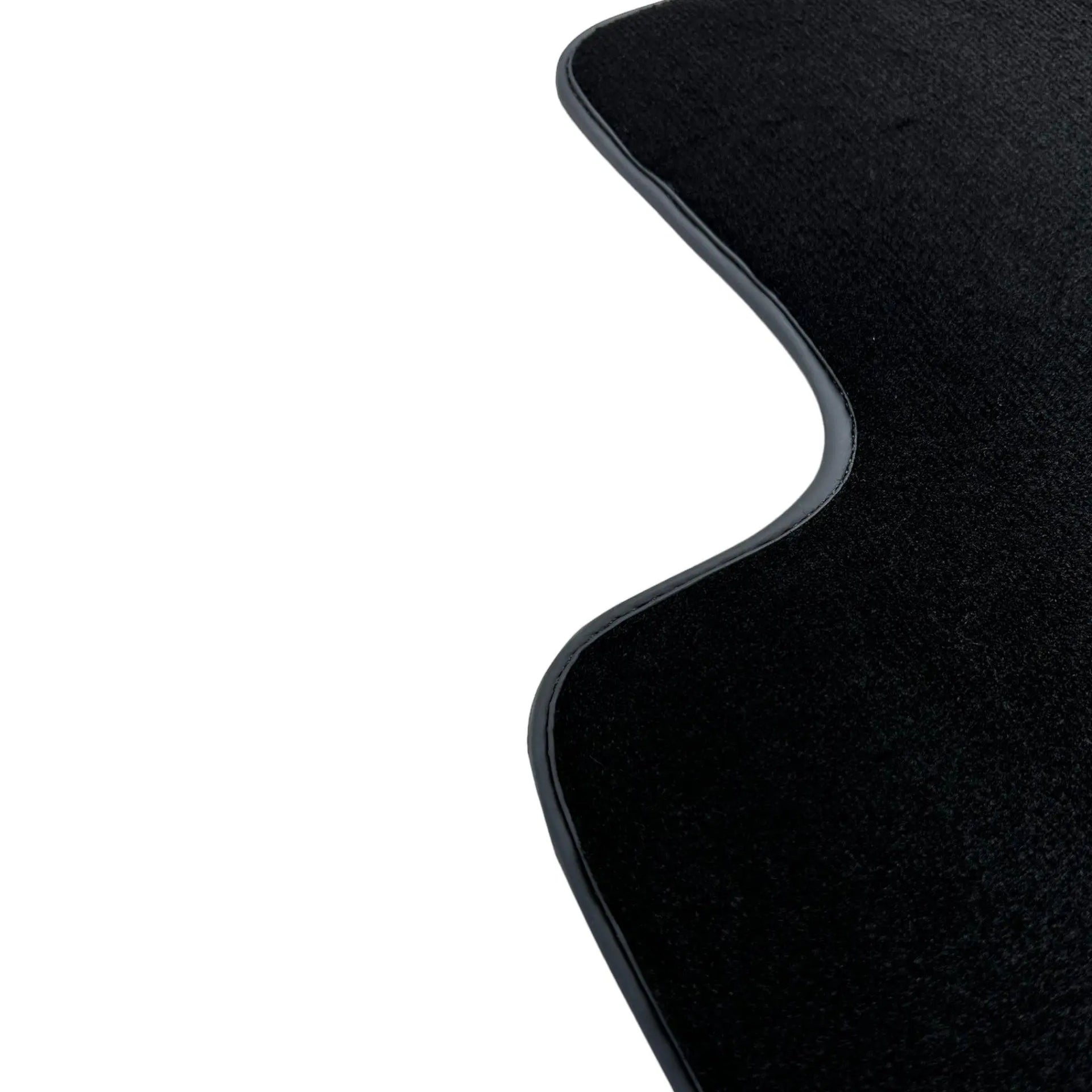 Black Floor Mats For BMW Z4 Series E89 With Color Stripes Tailored Set Perfect Fit - AutoWin