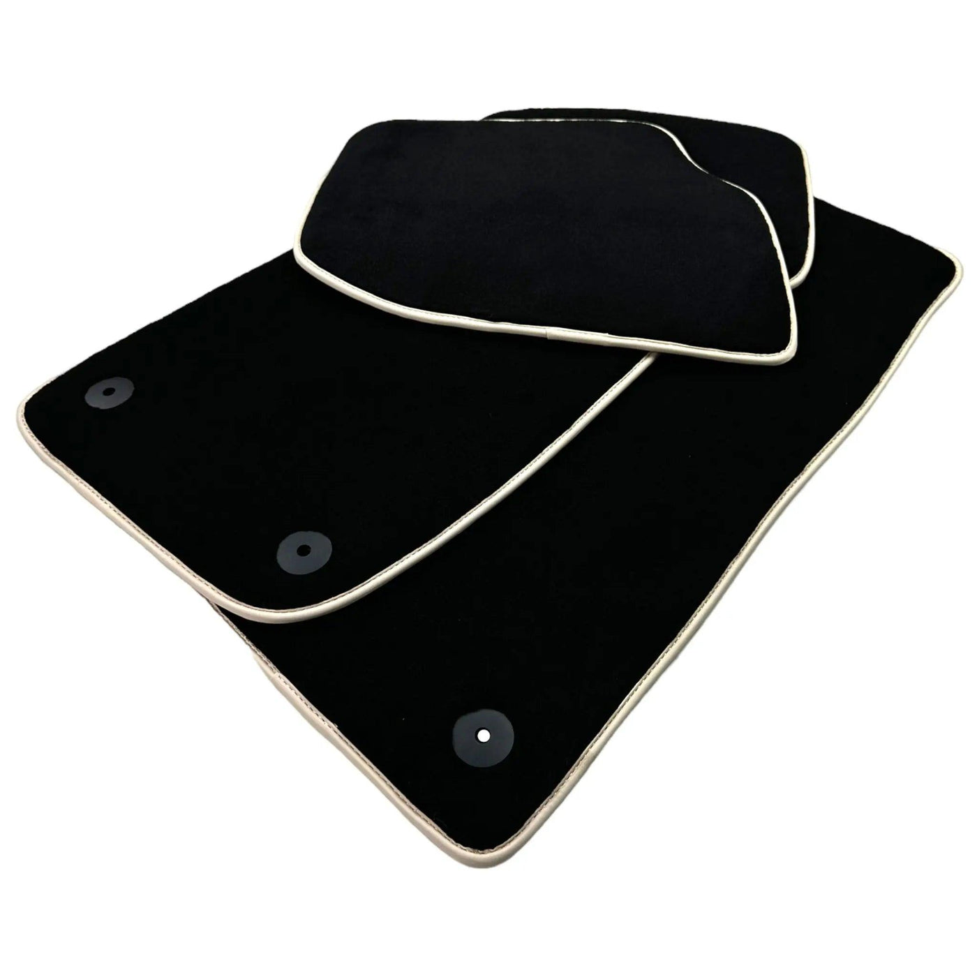 Black Floor Mats For Bentley Continental GTC Convertible (2018–2023) - AutoWin