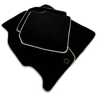 Black Floor Mats For Honda Accord (1990-1993) - AutoWin