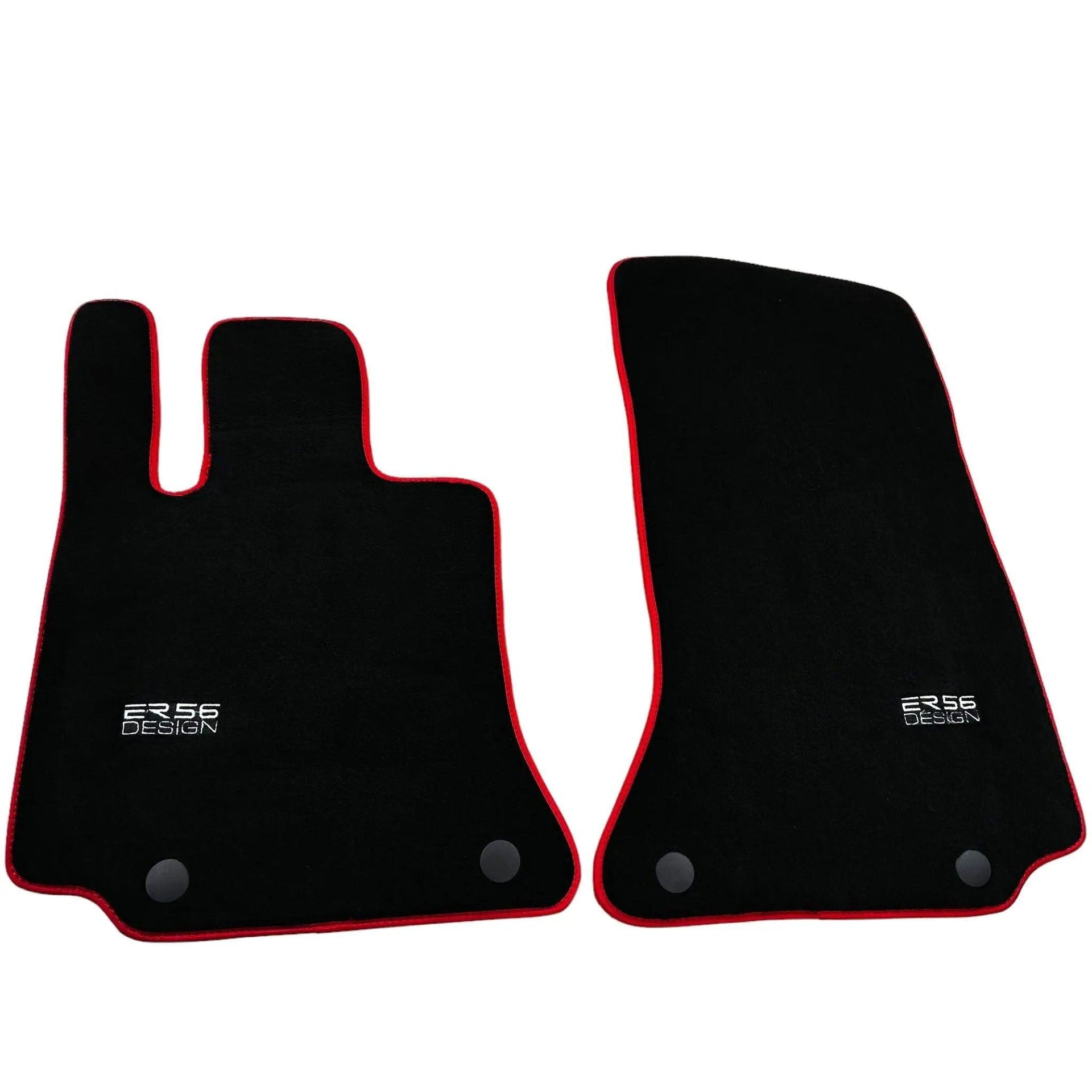 Black Floor Mats For Mercedes-Benz C Class W206 (2021-2023) ER56 Design - AutoWin