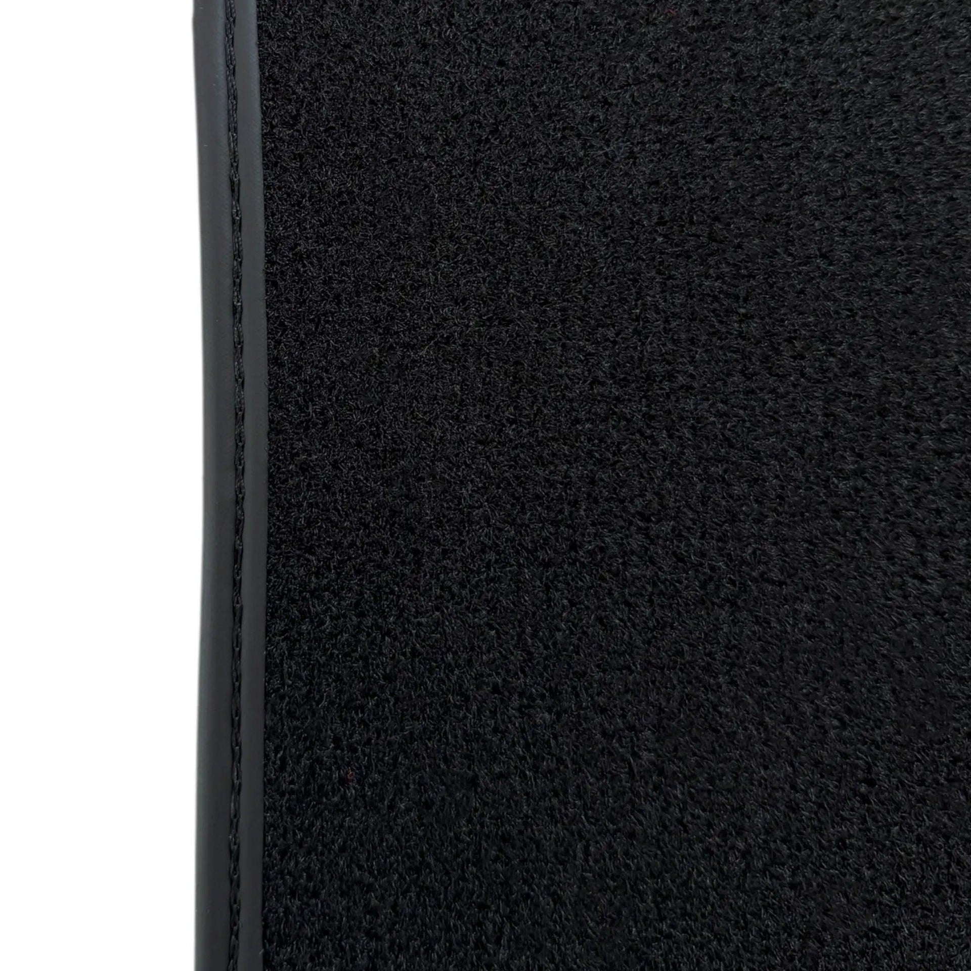 Black Floor Mats for BMW F74 Gran Coupe (2025-2026) | Green Leather Borders