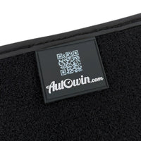 Black Floor Mats for BMW M5 G90 (2023-2026) Sedan | Green Leather Borders