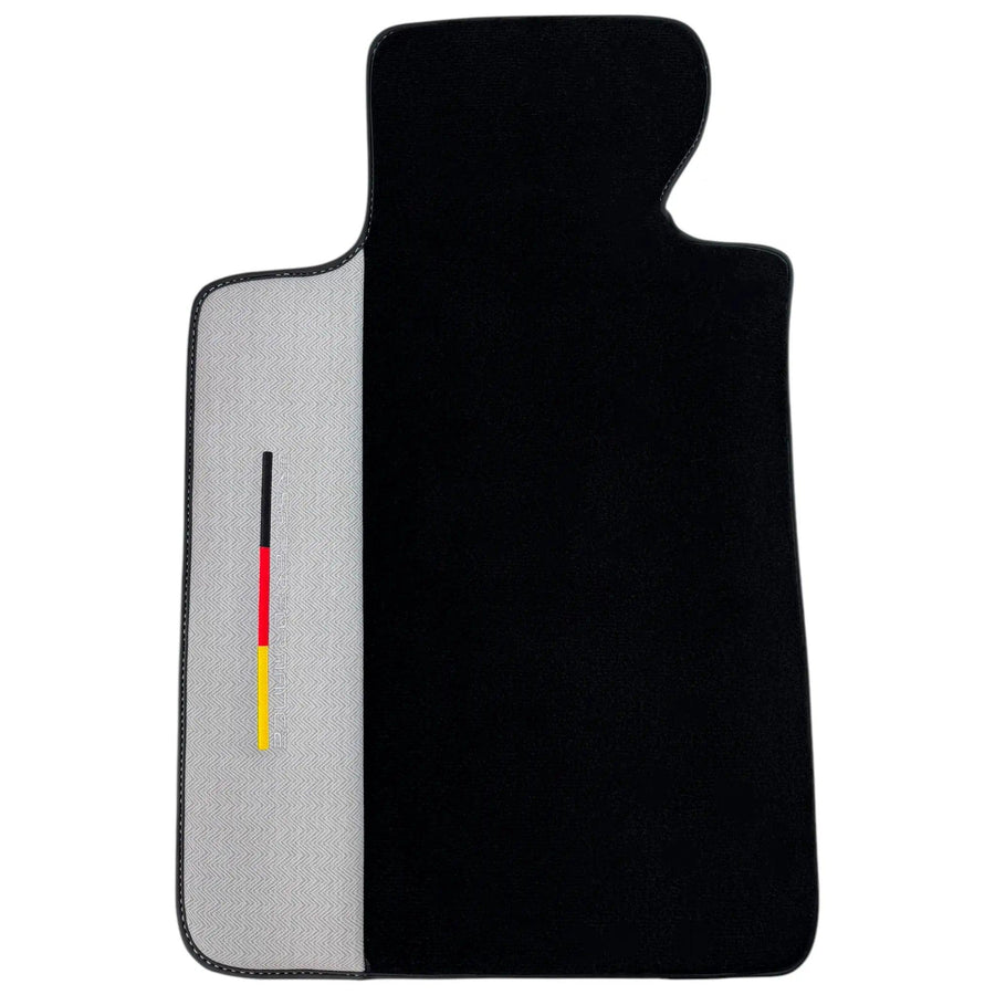 Black Floor Mats for BMW F74 Gran Coupe (2025-2026) with Gray Leather