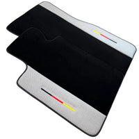 Black Floor Mats for BMW Gran Tourer F46 (2015-2022) 5 Seats with Gray Leather