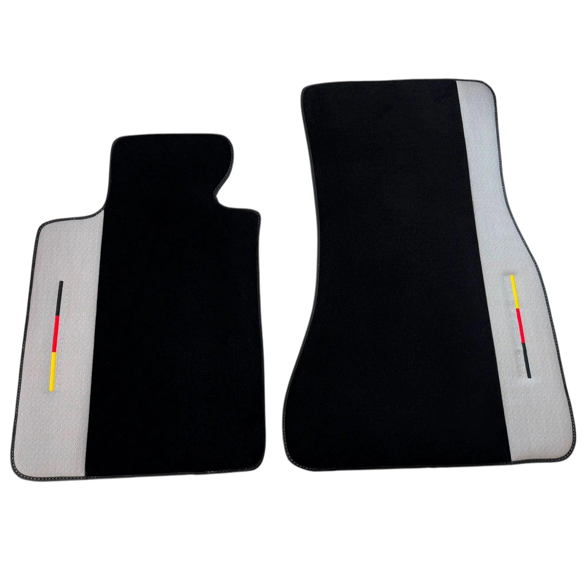Black Floor Mats for BMW F74 Gran Coupe (2025-2026) with Gray Leather