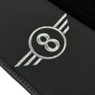 Black Floor Mats for Mini Cabrio R56 Convertible (2009-2016) with Gray Trim - AutoWin