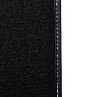 Black Floor Mats for Mini Clubman F54 (2019-2023) with Leather - AutoWin