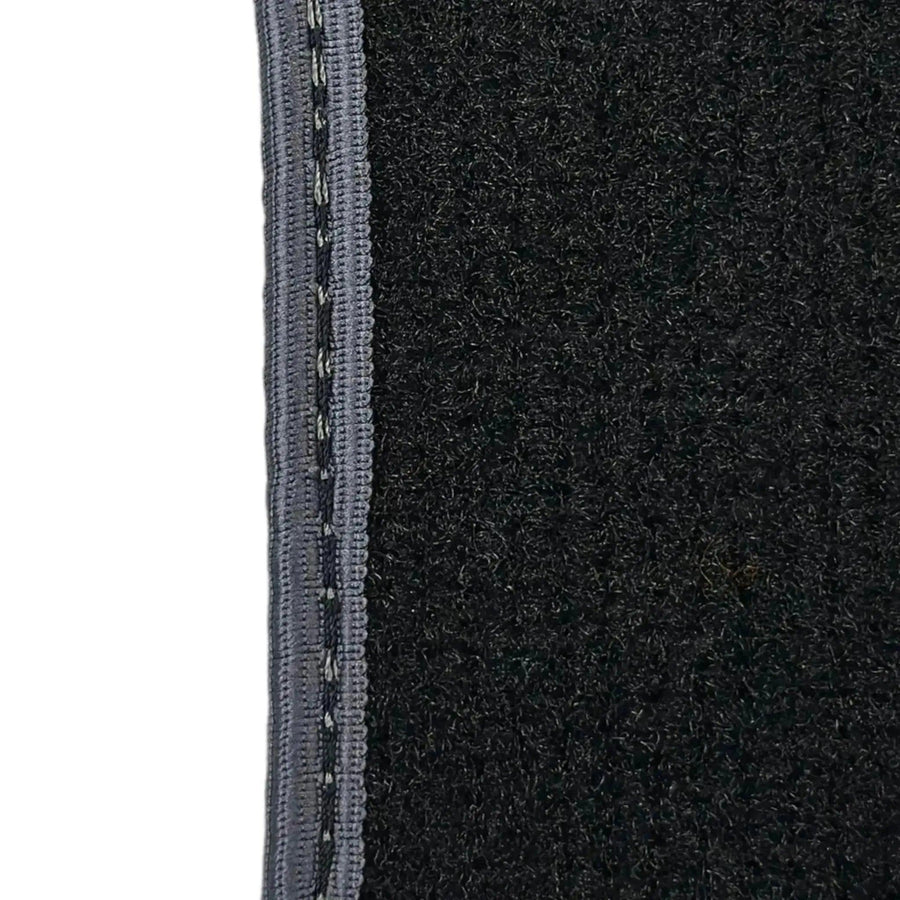 Black Floor Mats for Mini Countryman R60 (2010-2017) with Gray Trim - AutoWin