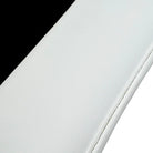 Black Floor Mats for Rolls Royce Spectre 2023-2024 with White Leather | RR Logo