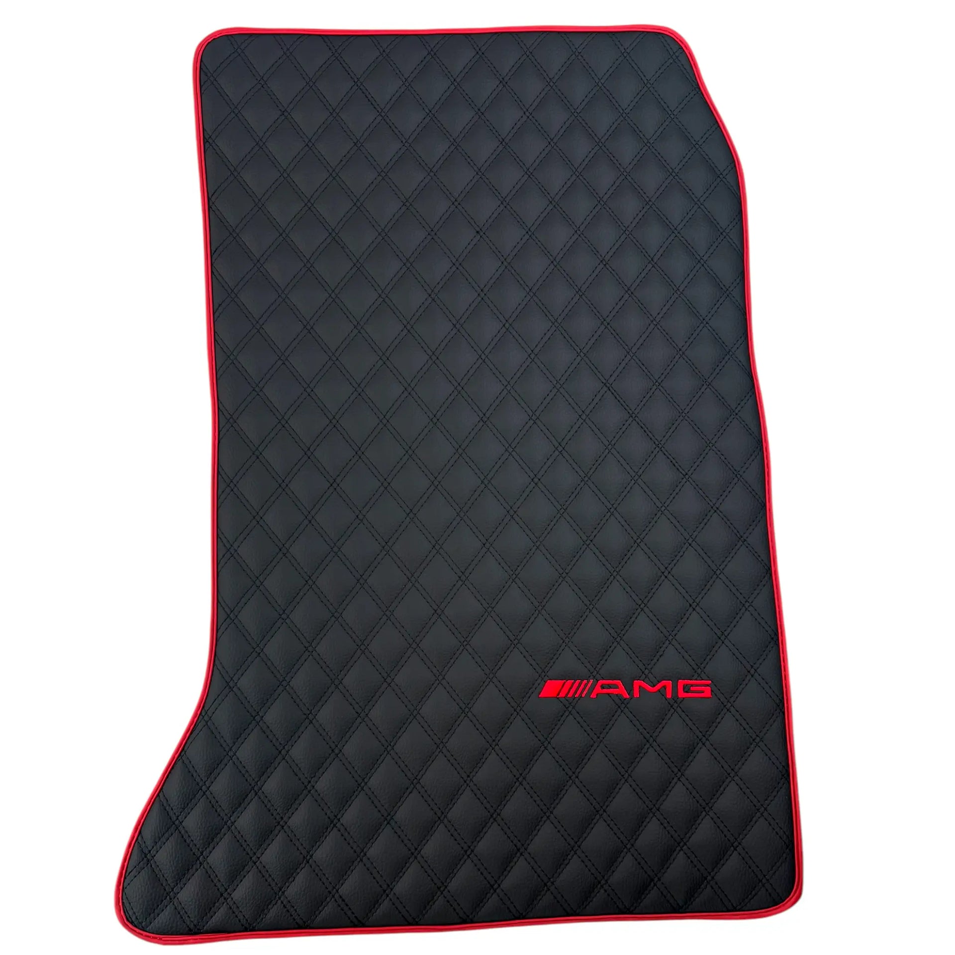 Premium Black Leather Floor Mats for Mercedes CLA C117 (2013-2019)