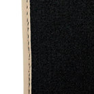 Black Stitched Leather Floor Mats for Maserati GranTurismo Sport (2012-2019) | Beige Trim - AutoWin