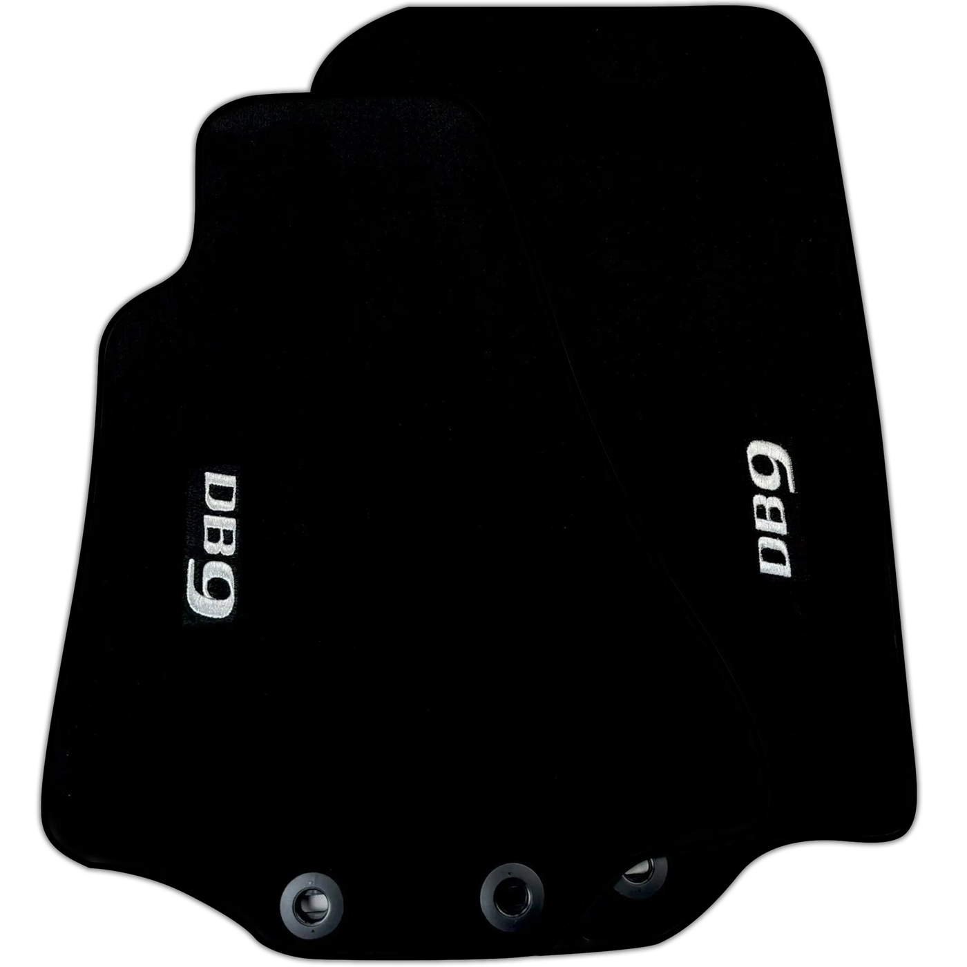 Black Floor Mats for Aston Martin DB9 Volante (2004-2016) Convertible Various Trim Colors